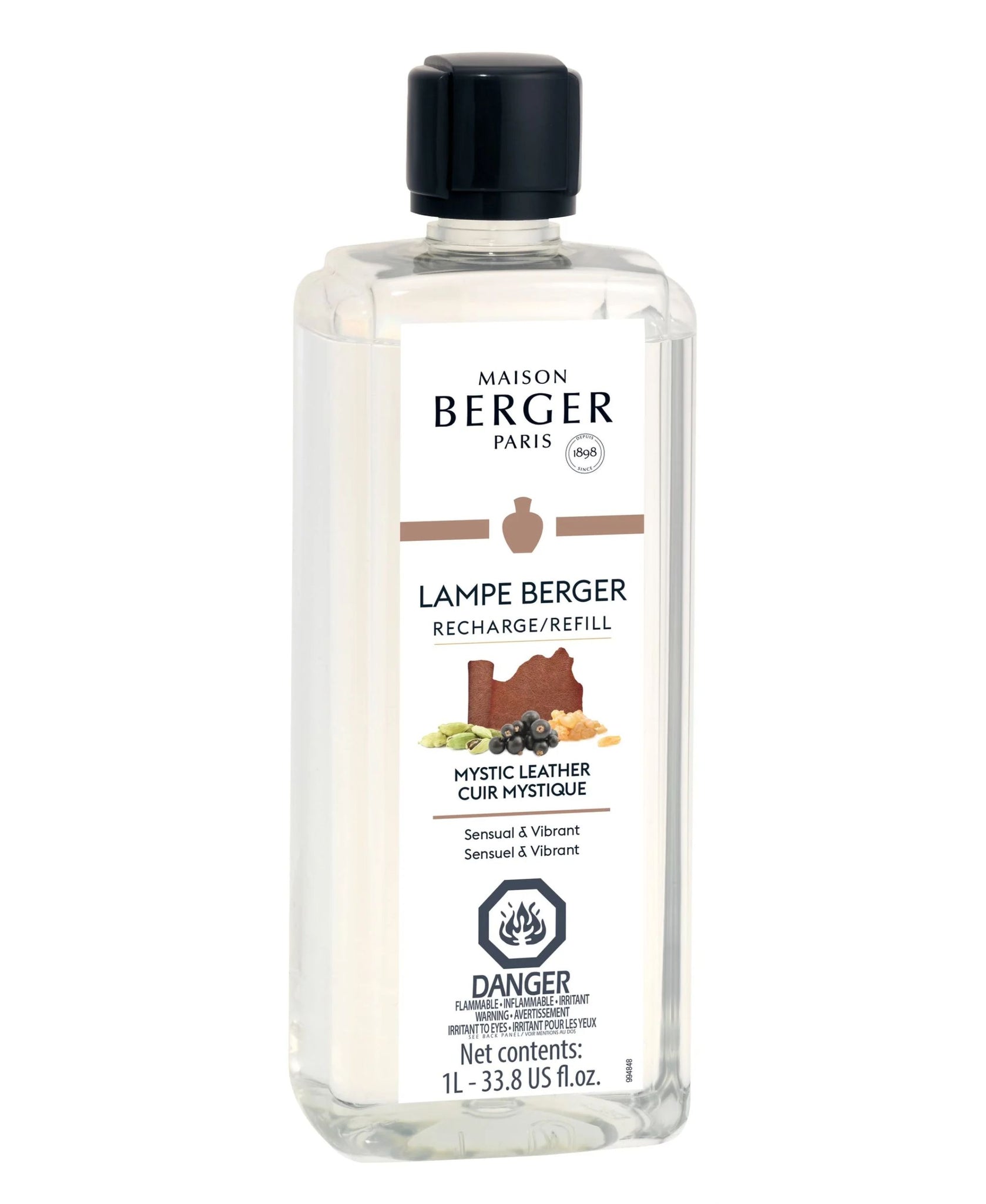 Mystic Leather Lamp Fragrance 1L - Lampe Berger