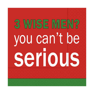 3 Wise Men? Cocktail Napkin
