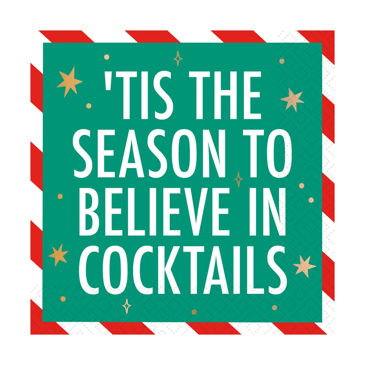 Believe In Cocktails Cocktail Napkin