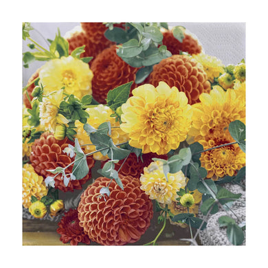 Dahlia Fusion Luncheon Napkin