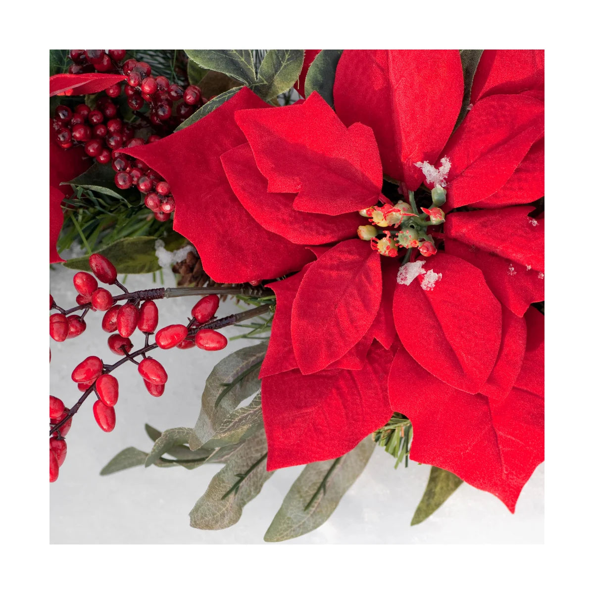 Xmas Flower Luncheon Napkin