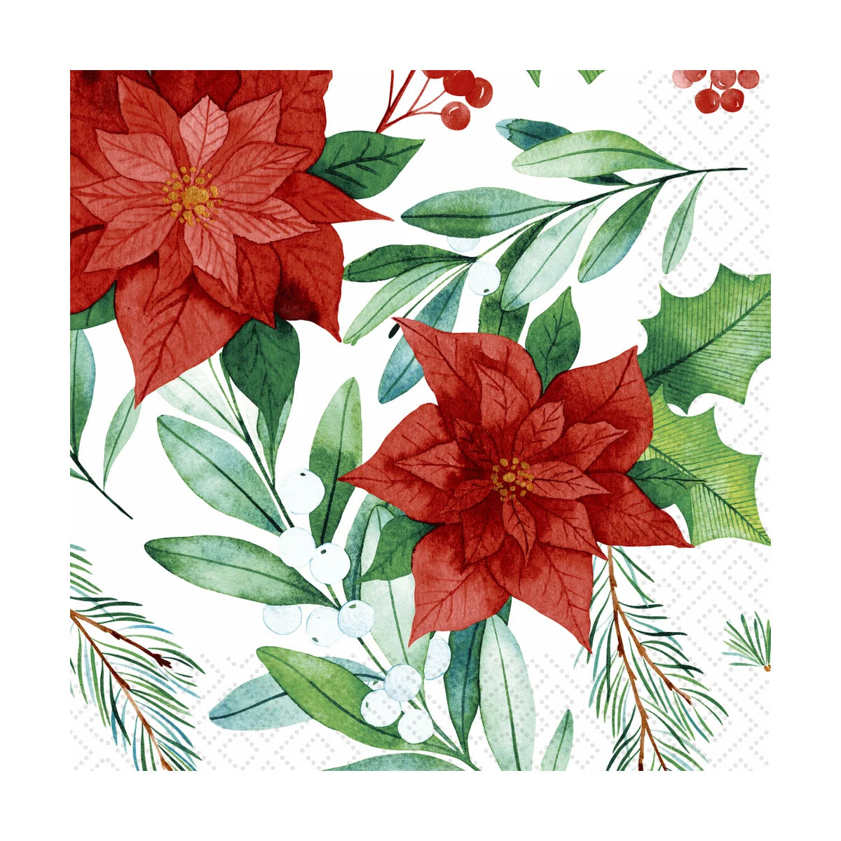 Winter Nature Cocktail Napkins