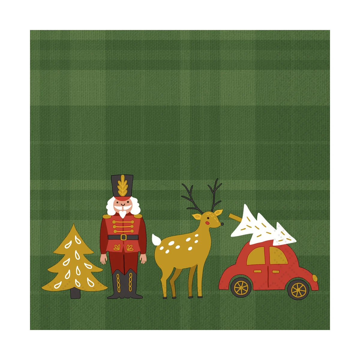 Xmas Icons Luncheon Napkin