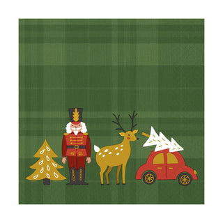 Xmas Icons Luncheon Napkin