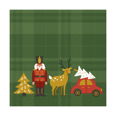Xmas Icons Luncheon Napkin