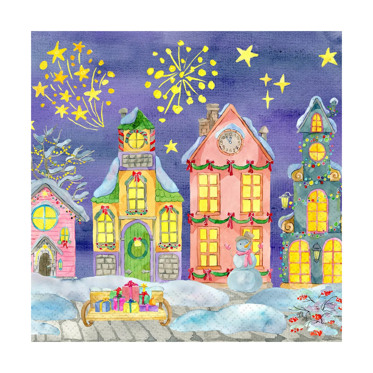 Celebrate Street Luncheon Napkin