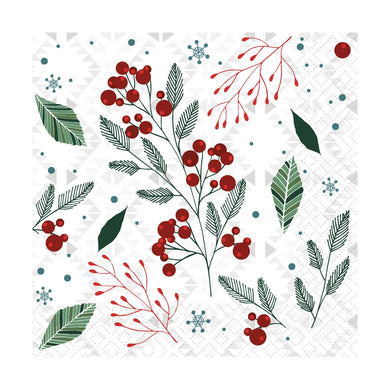 Festive Florals Luncheon Napkin