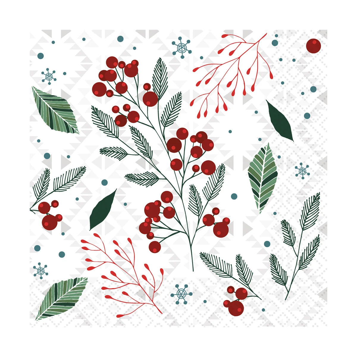 Festive Florals Cocktail Napkins