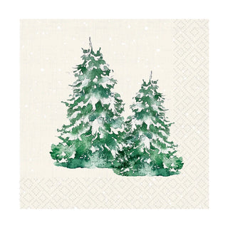 Fir Trees Luncheon Napkin