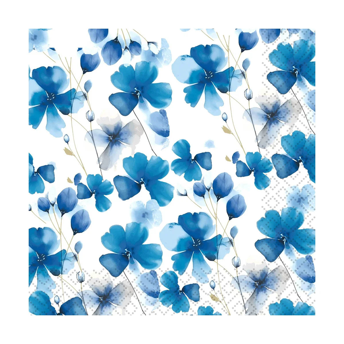 Everbloom Blue Luncheon Napkin