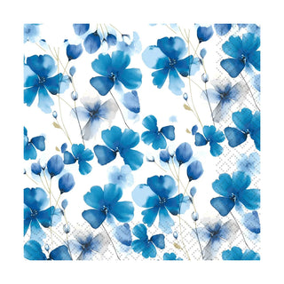 Everbloom Blue Luncheon Napkin