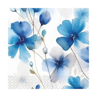 Everbloom Blue Cocktail Napkin