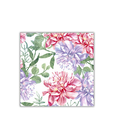 Old Country Design Pastel Flowers Cocktail Napkin