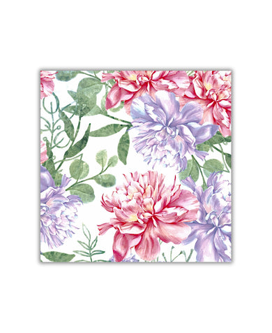 Old Country Design Pastel Flowers Luncheon Napkin