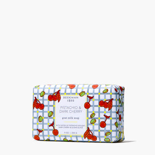 Beekman 1802 Pistachio & Dark Cherry Goat Milk Bar Soap