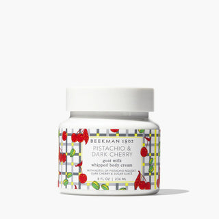 Beekman 1802 Pistachio & Dark Cherry Goat Milk Whipped Body Cream