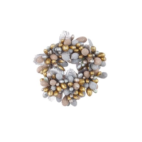 Beaded Berry Candle Ring