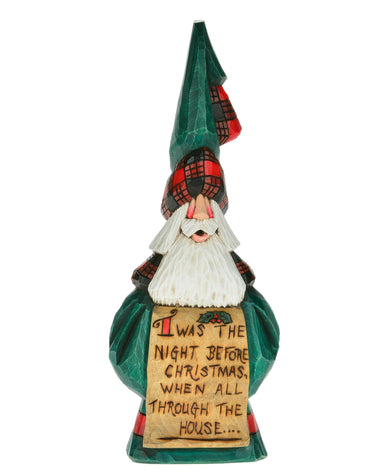 Cottage Carvings Twas The Night Before Christmas Santa