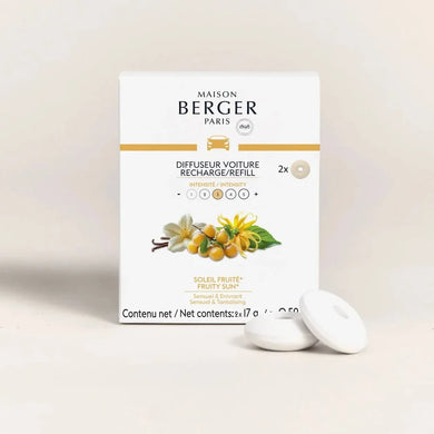 Maison Berger Fruity Sun Car Diffuser Refill 2-Pack