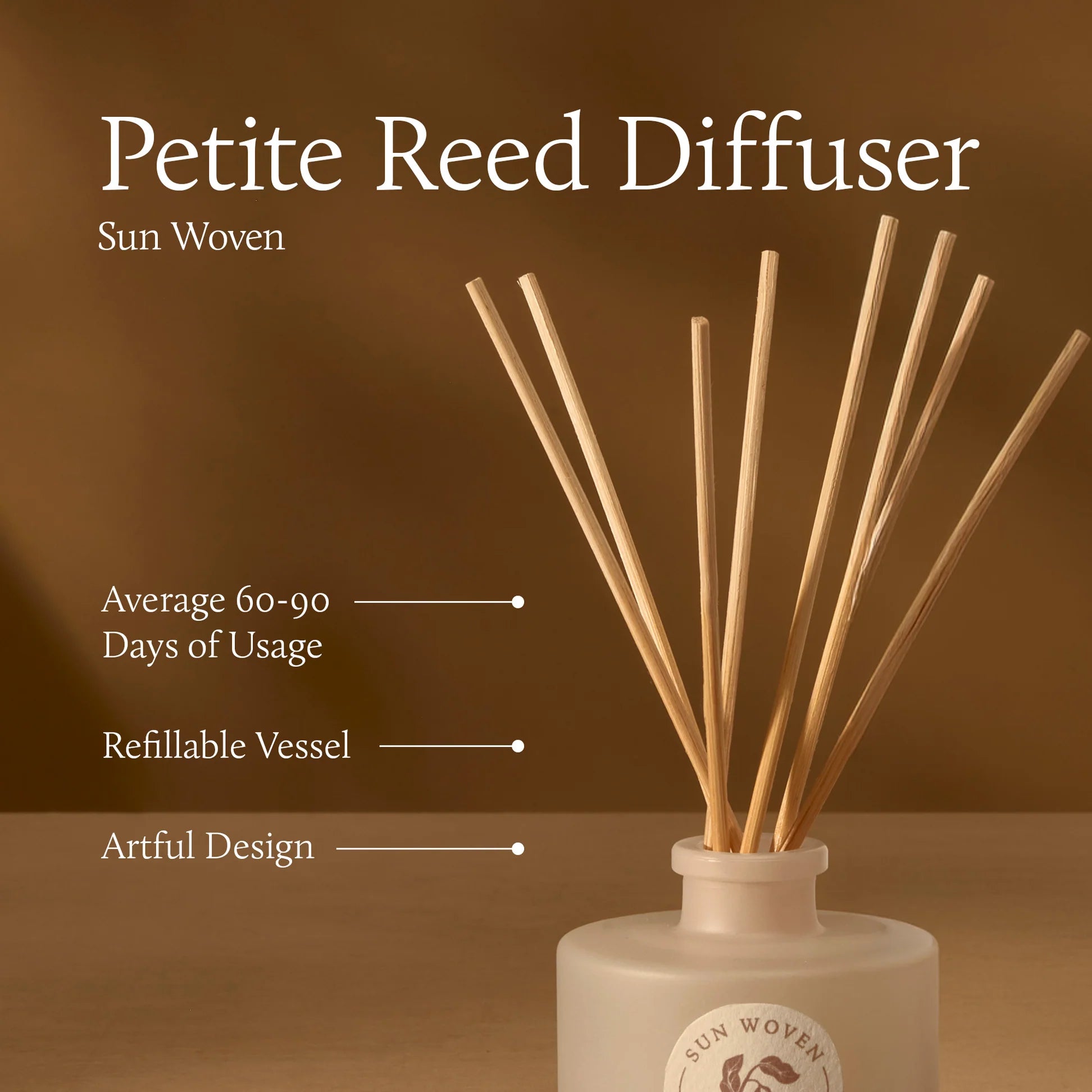 Thymes Sun Woven Petite Reed Diffuser