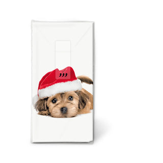 Sweet Santa Dog Pocket Tissue