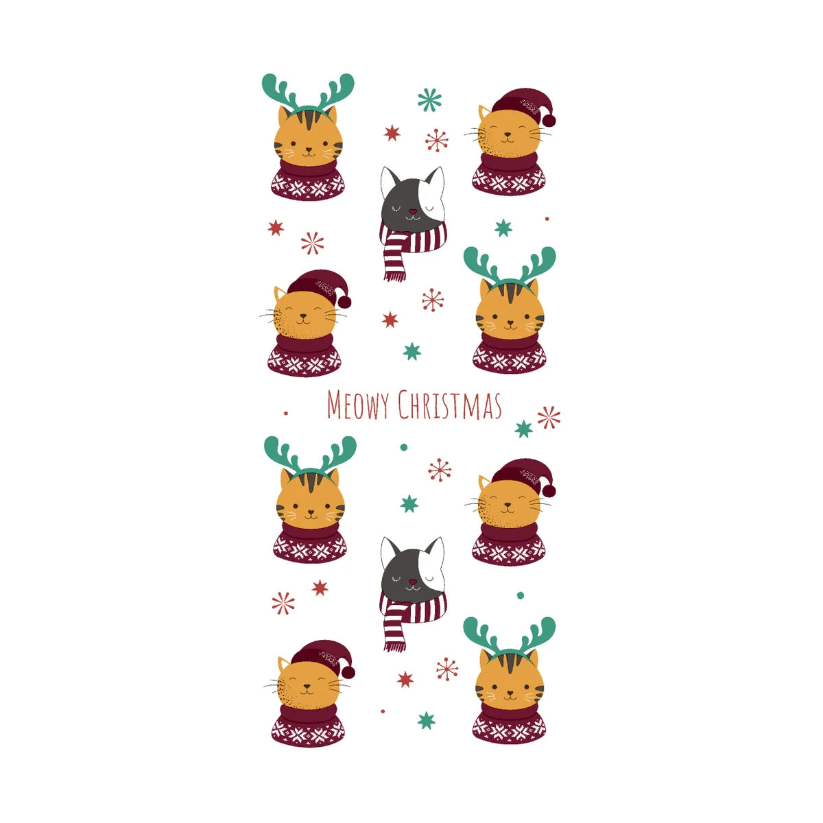 Meowy Xmas Pocket Tissue