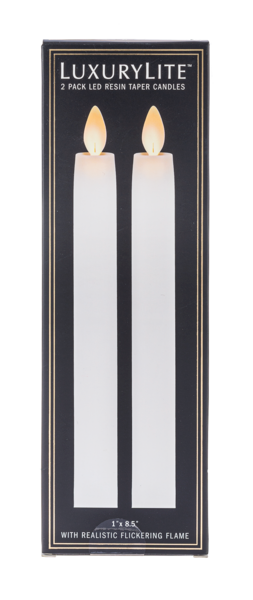 LED Taper Candle 2p Set - 8.5