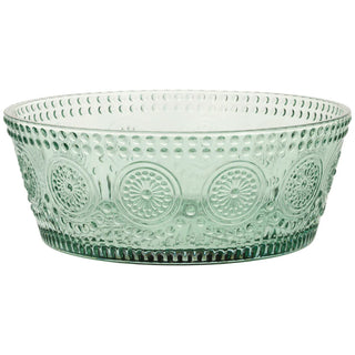 Codi Glass Bowl - Large - Sage Green