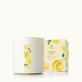 Thymes Lemon Leaf Poured Candle