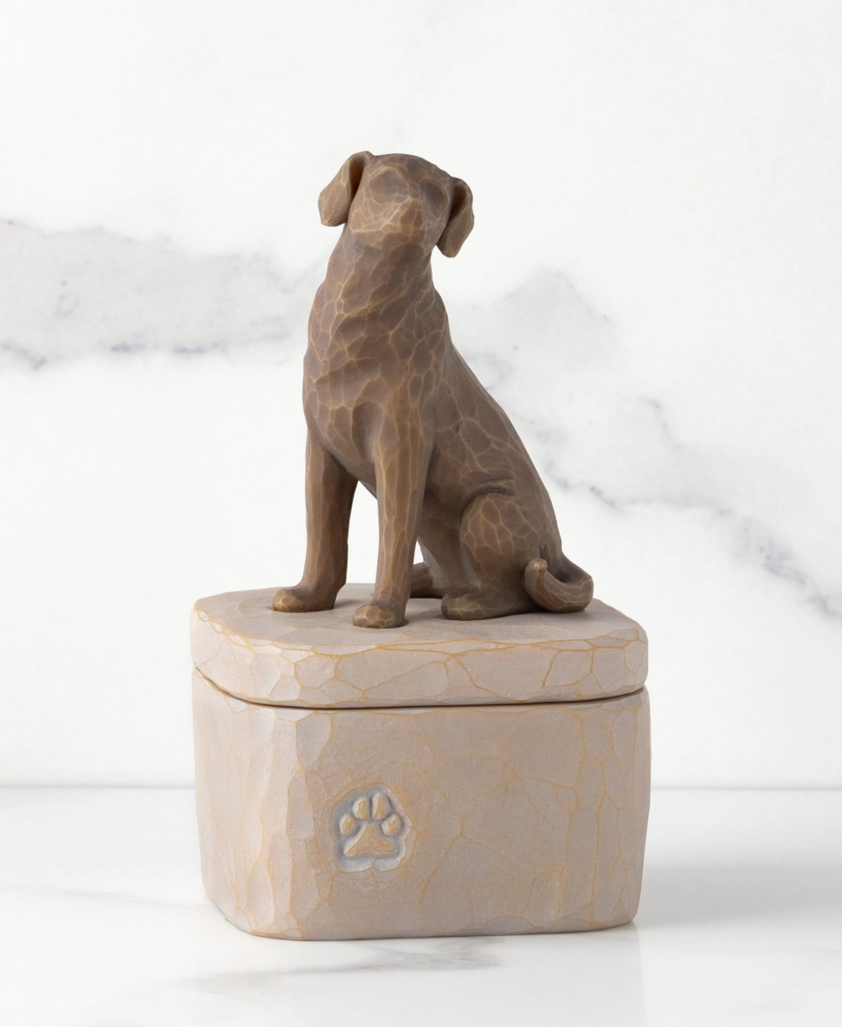 Willow Tree Love My Dog (Dark) Keepsake Box