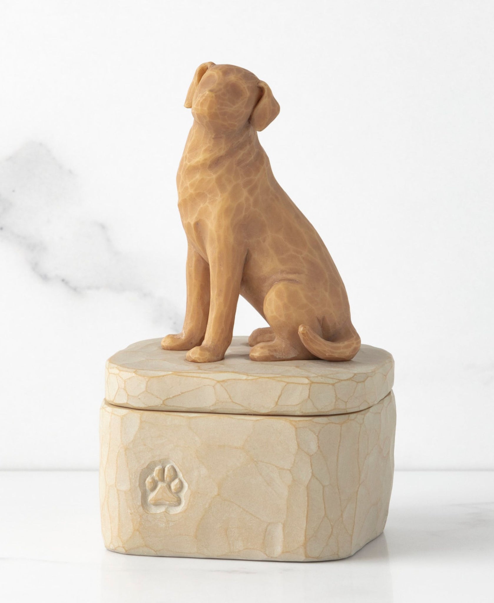 Willow Tree Love My Dog (Golden) Keepsake Box