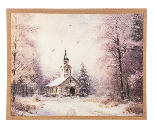 Winter Scene Wall Decor