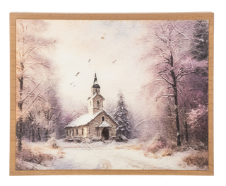 Winter Scene Wall Decor