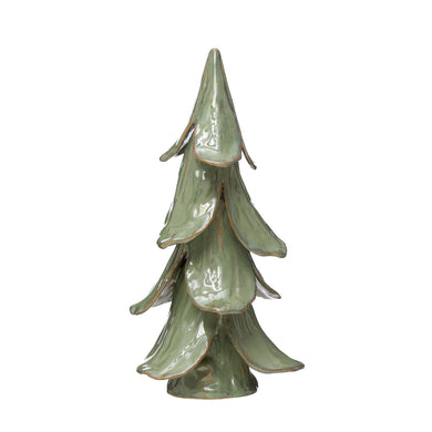 Handmade Stoneware Glaze Large Tree - Mint