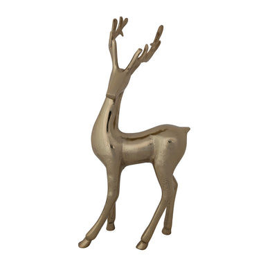 Cast Aluminum Large Gold Deer