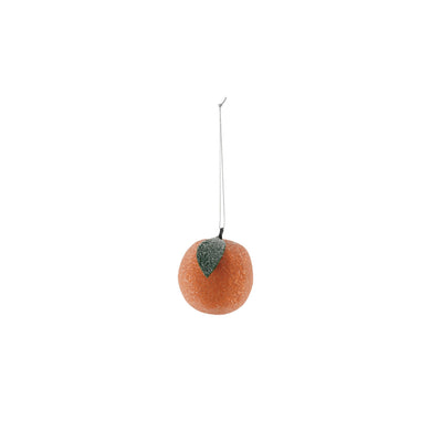 Paper Mache Vintage Orange Ornament
