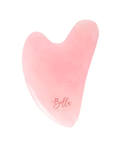 Bella Rose Quartz Gua Sha Facial Stone