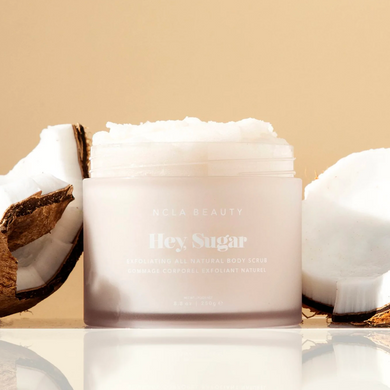 Hey, Sugar Coconut Vanilla All Natural Body Scrub by NCLA Beauty