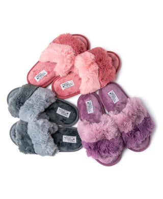 Cotton Candy Puff Slippers