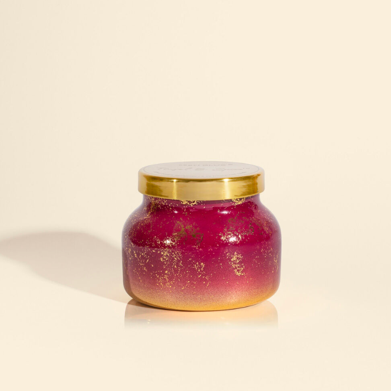 Capri Blue - Tinsel & Spice Glimmer Petite Jar, 8 oz