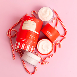 Candy Cane Body Scrub + Body Butter Gift Set - by NCLA Beauty