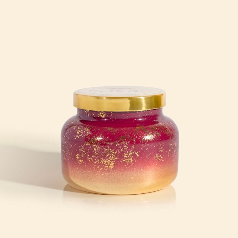 Capri Blue Tinsel & Spice Glimmer Signature Jar, 19 oz