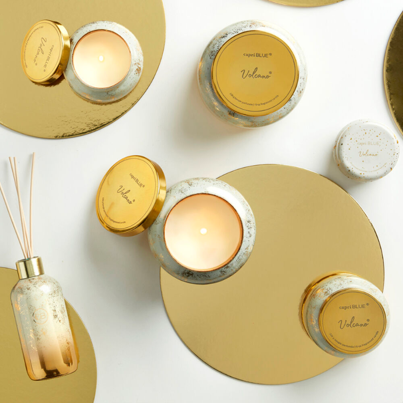 Capri Blue Volcano Glimmer Signature Jar Candle, 19 oz.