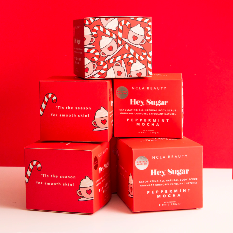 Hey, Sugar Peppermint Mocha All Natural Body Scrub by NCLA Beauty