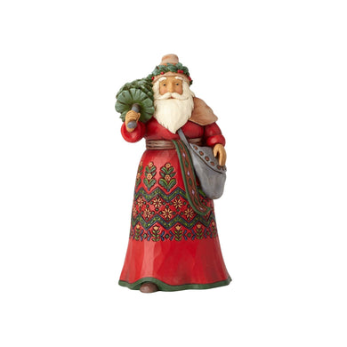 Jim Shore Santas Around the World: Swedish Santa Figurine
