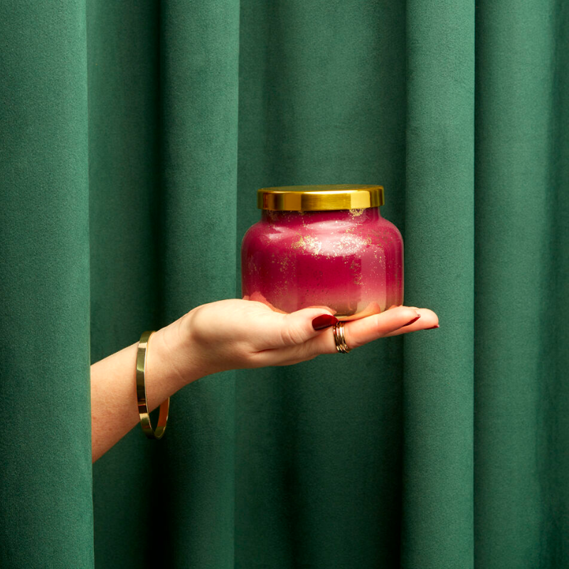 Capri Blue Tinsel & Spice Glimmer Signature Jar, 19 oz