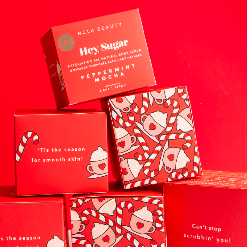 Hey, Sugar Peppermint Mocha All Natural Body Scrub by NCLA Beauty