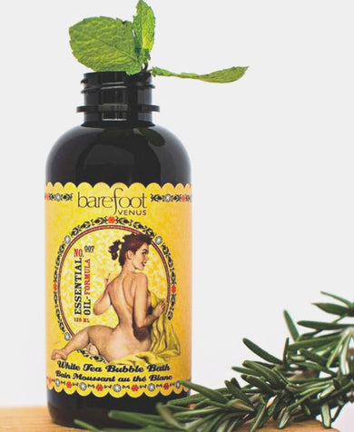 Barefoot Venus Mustard Bath White Tea Bubble Bath - 125 ml