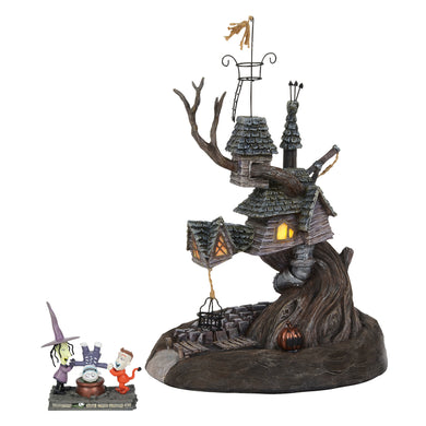 Department 56 Nightmare Before Christmas: Lock, Shock and Barrel Treehouse Figurine