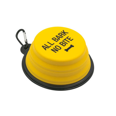 All Bark No Bite Silicone Dog Bowl